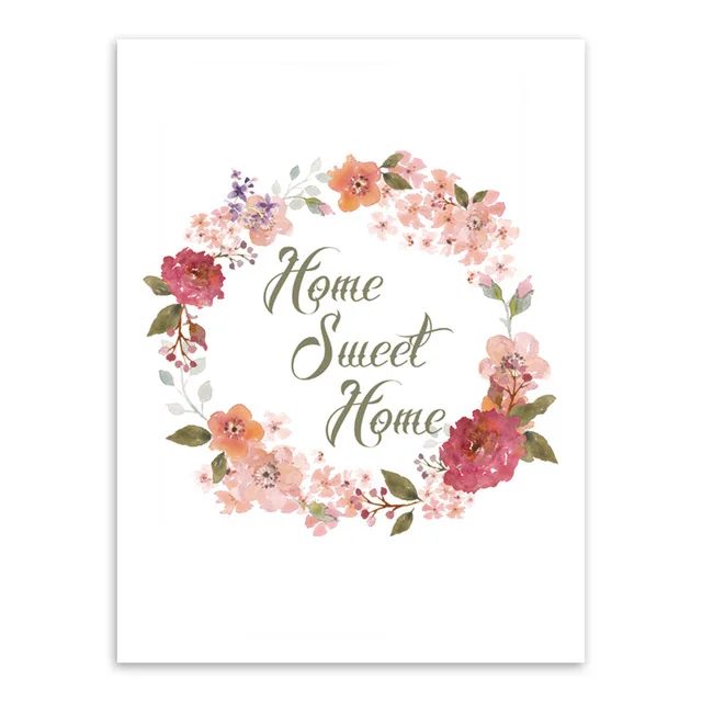 Beautiful-Flowers-Home-Sweet-Home-Quote-Canvas-Art-Print-Poster-Home-Decor-Living-Room-Wall-Picture.jpg_640x640 (1)