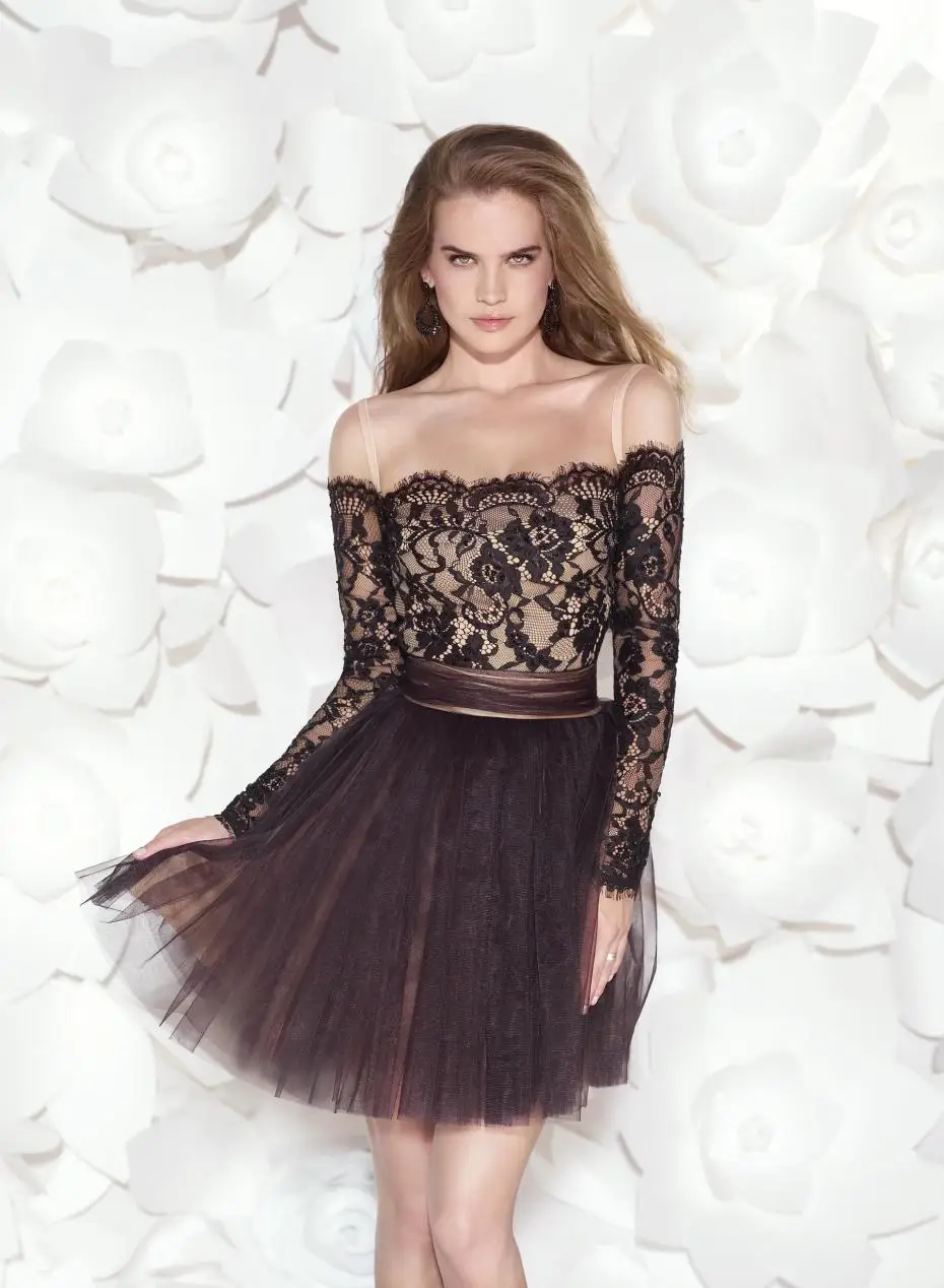 Aliexpress.com : Buy Boat Neck Off The Shoulder Puffy ...
