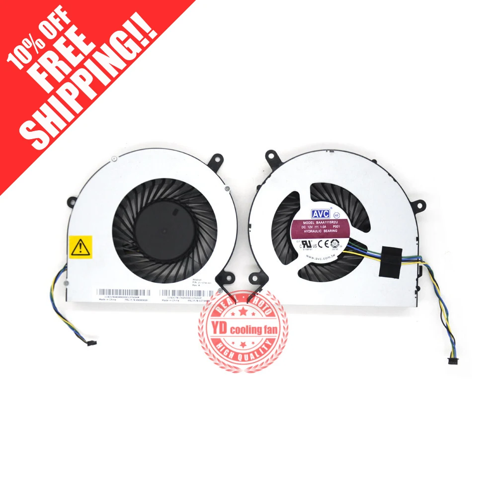 

AVC BAAA1115R2U 12v 1A p001 03t9988 4lines laptop cooling fan