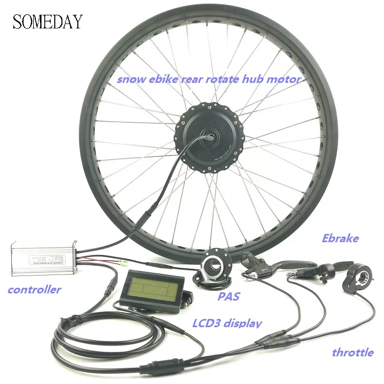 #^Special Price Waterproof 36V 48V 500W fat/ snow ebike electric bicycle conversion kit 20inch 26inch wheel rear rotate hub motor LCD3 displ #^Special Price Waterproof 36V 48V 500W fat/ snow ebike electric bicycle conversion kit 20inch 26inch wheel rear rotate hub motor LCD3 displ