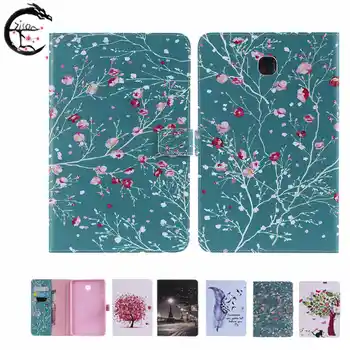 

Slim Slots Tablet Case for Samsung Galaxy Tab A T387 SM-T387 8" Flip Cover Leather Capa Holder Protective Cases Stand Covering