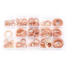150Pcs/pack Car Copper Washer Auto Repair Tools Oil Seal Sheet Gasket Automotive Car Professional Accessories