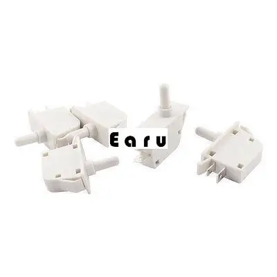 

Factory Supplied 5 Pcs AC250V 1A SPST NO Momentary White Plastic Refrigerator Door Light Switch