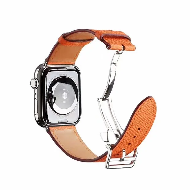 Один тур для iwatch серии 4 3 2 1 ремешок 40 мм 44 мм кожаный ремешок для Apple Watch band 42 мм 38 мм серия 5