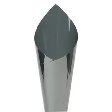 100 см x 1000 см черная и серебряная зеркальная оконная пленка одностороннее отражающее зеркало стеклянные наклейки 39,37 ''x33ft