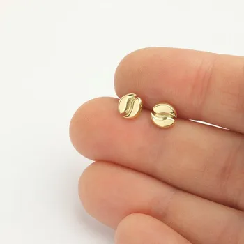 

Fashion Coffee Bean Earrings Espresso Bean Coffee Addict Stud Earrings Tai Ji Stud Earring Pea Stud Earrings