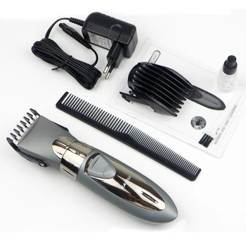 

Electric Washable Hair Clipper Rechargeable Hair Trimmer Shaver Razor Cordless Adjustable Clipper Eu Plug