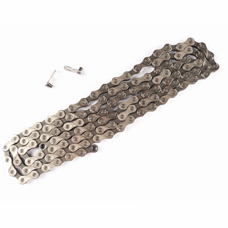 Discount KMC X10 MTB Road Bike Chain x9 x10 x11 116L 10 Speed Silver Bicycle lightweight narrow Chain Magic Button With Original box 4