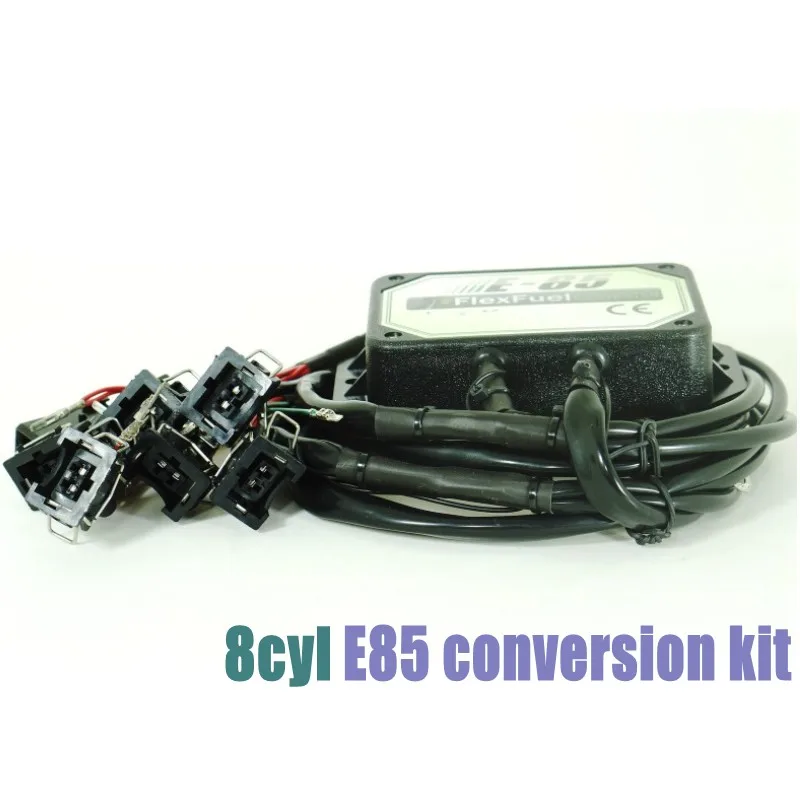 DHL Free 8cyl E85 Flex Fuel Conversion Kit with Cold Start Asst.,Temp