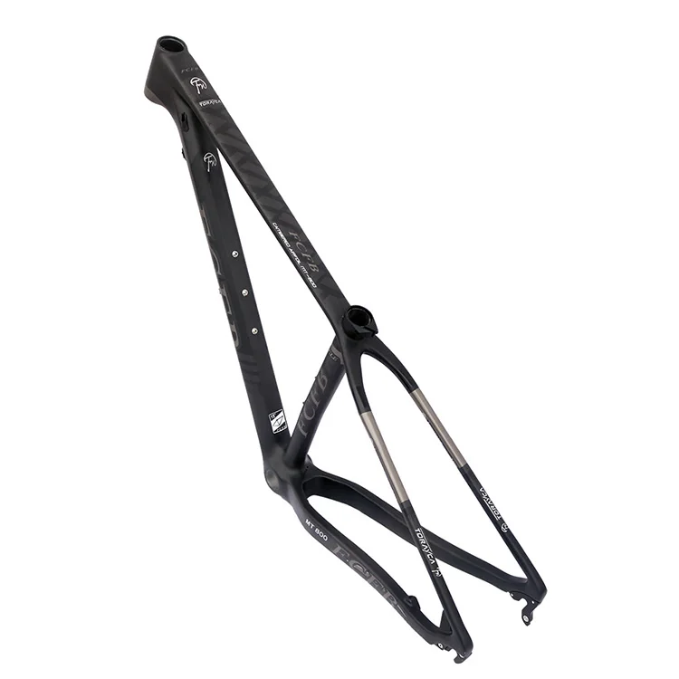 Flash Deal FCFB bicycle 29er carbon 3K frame Chinese MTB carbon frame 15.5/17/19inch carbon mountain bike frame disc carbon mtb frame BSA 3