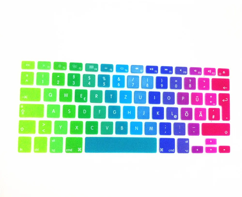 Защитная пленка для клавиатуры MacBook Pro 13 15 17 A1278 A1398 на немецком языке|keyboard cover skin