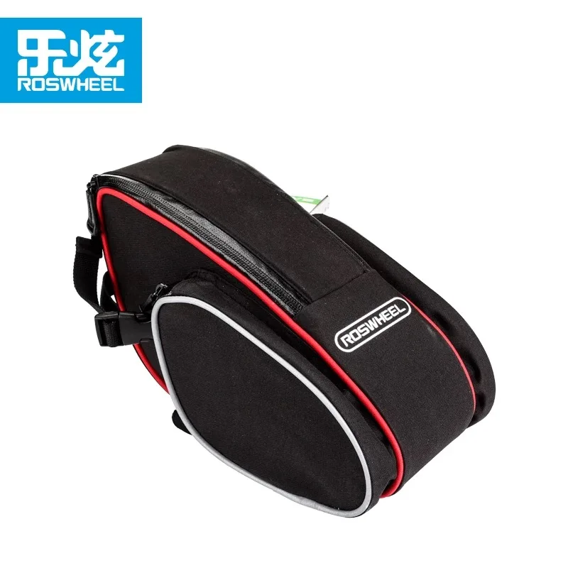 Best ROSWHEEL 13890 Cycling Tail Bag Folding MTB Mountian Bike Back Saddle Seat Pouch Outdoor Pocket Tools Bag Bicycle Accessories 1