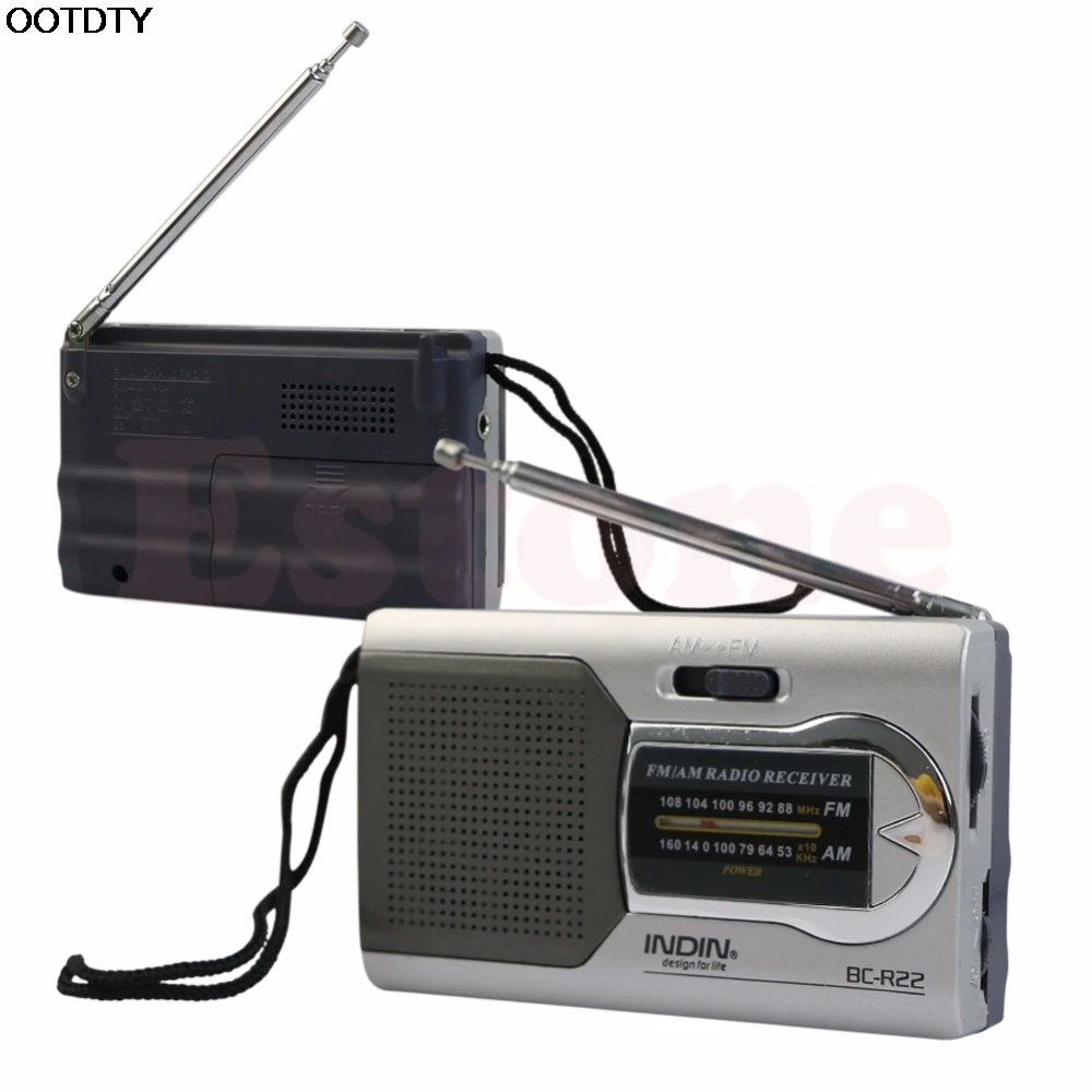 1 шт. новый тонкий AM/FM радио мини антенна мировой приемник динамик новости слушать