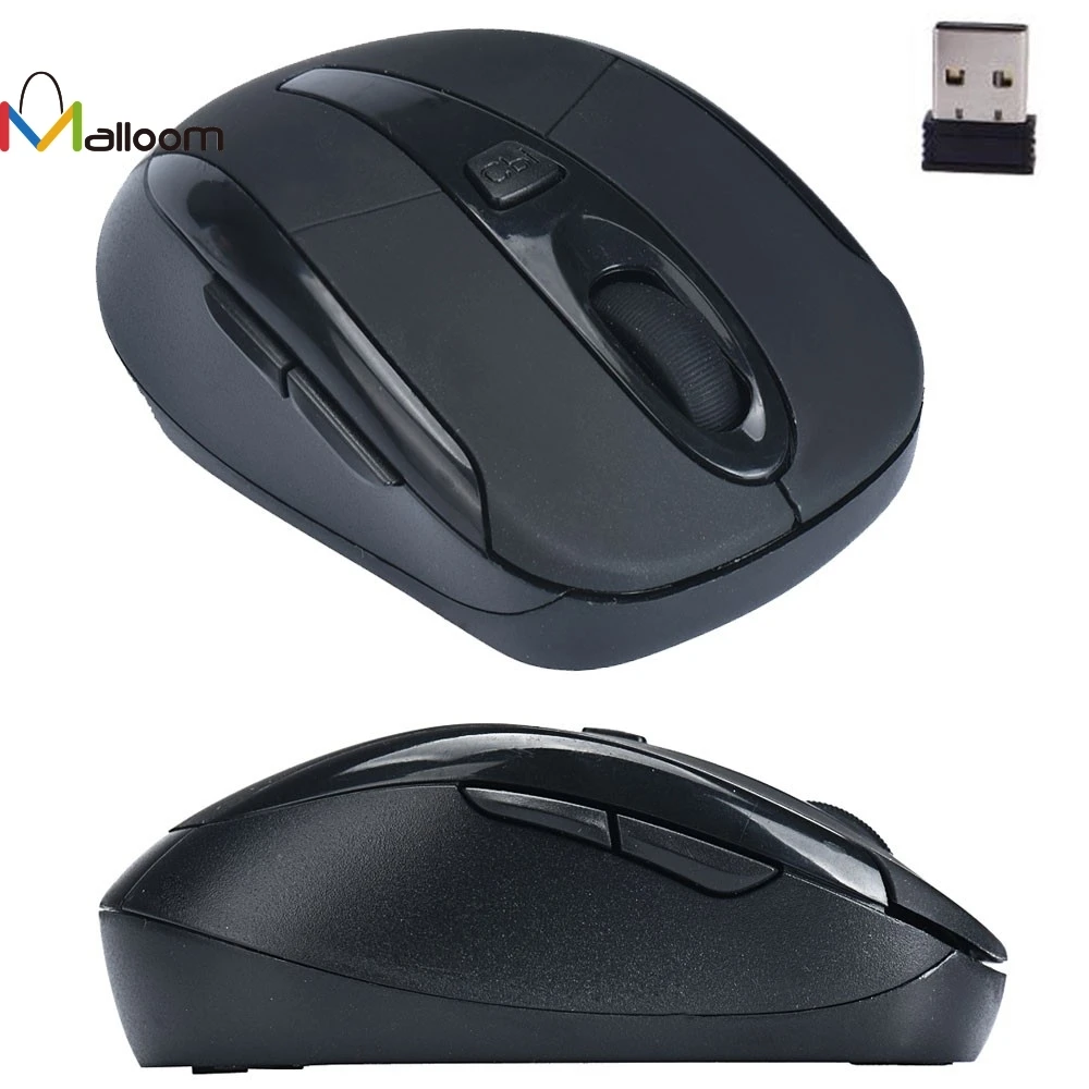 

Malloom Portable Computer Mouse Gaming 2.4G 1600 DPI 6 Buttons Wireless Optical Mouse Mice For Computer PC Laptop#25