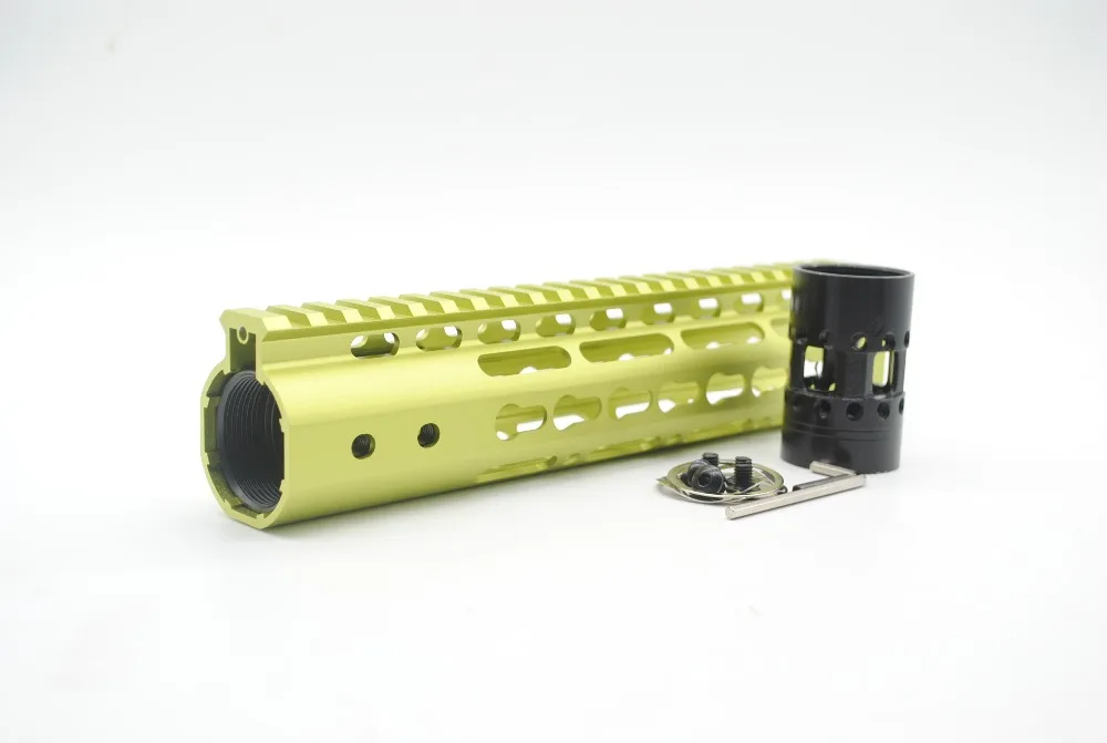 TriRock 9 ''дюймовый уникальный травяной зеленый Keymod Handguard Rail Free Float Picatinny Mount System