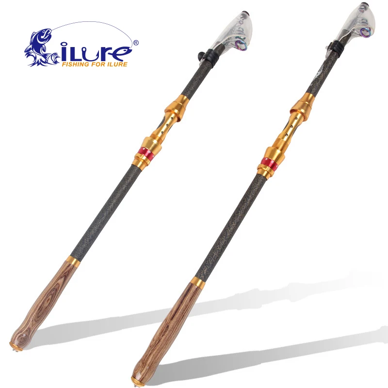 

iLure Reaver Carbon 2.4 Mt 2.7 Mt 3.0 Mt 3.6 Mt Pesca Portable Telescopic Fishing Rod Spinning fish Fishing tackle 7-85g sea rod