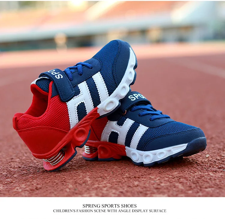 Casuais para Crianças Design de Amortecimento Tênis de Corrida para Meninas Tamanho Crianças Sapatos Meninos Esporte Respirável Malha Formadores 26-39 20 High Quality Mamãe e Bebê