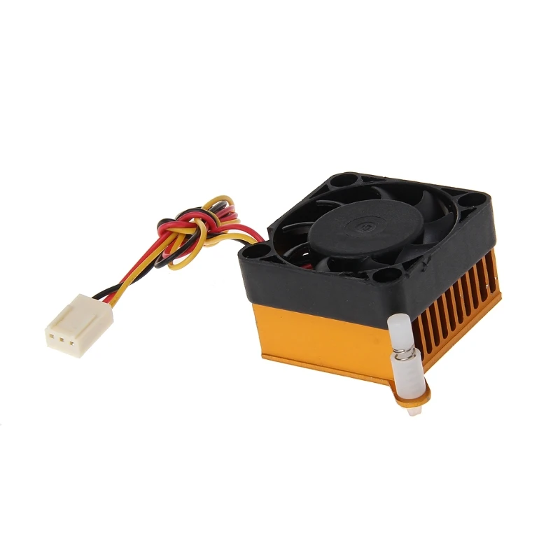 PC Northbridge Chipset Aluminium Cooler Heatsink 40mm Fan For 3D Printer Cooling 2