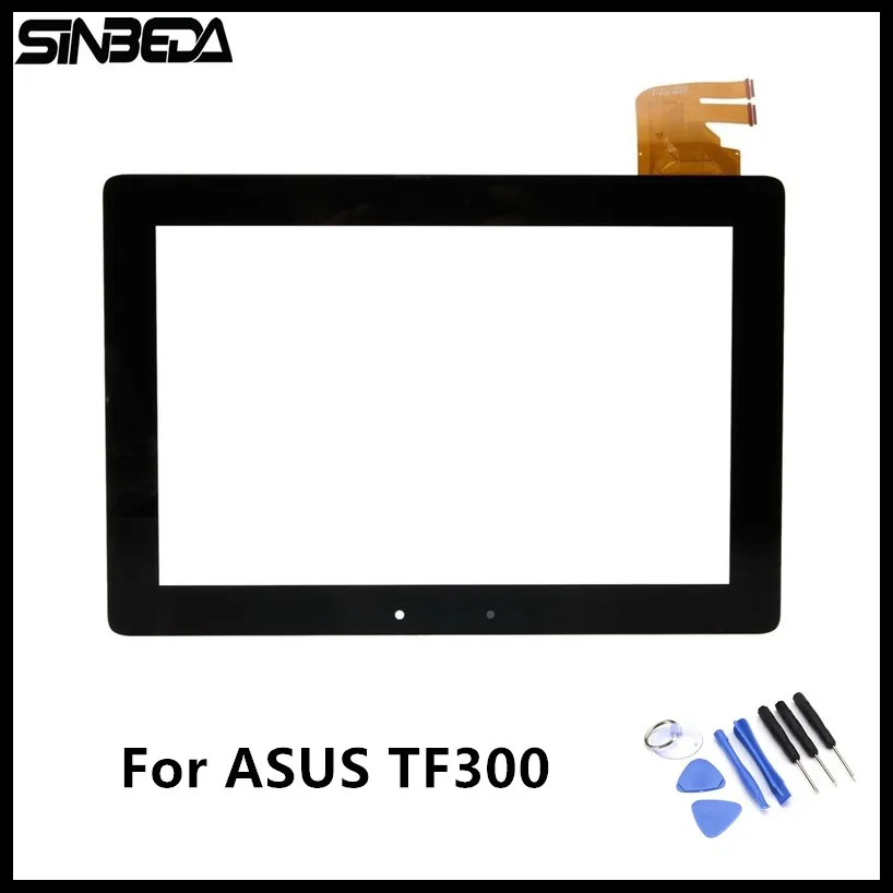 

Sinbeda High quality Touch Screen For Asus Transformer Pad TF300 TF300T Digitizer Replacement 69.10I21.G01 Version+Free tools