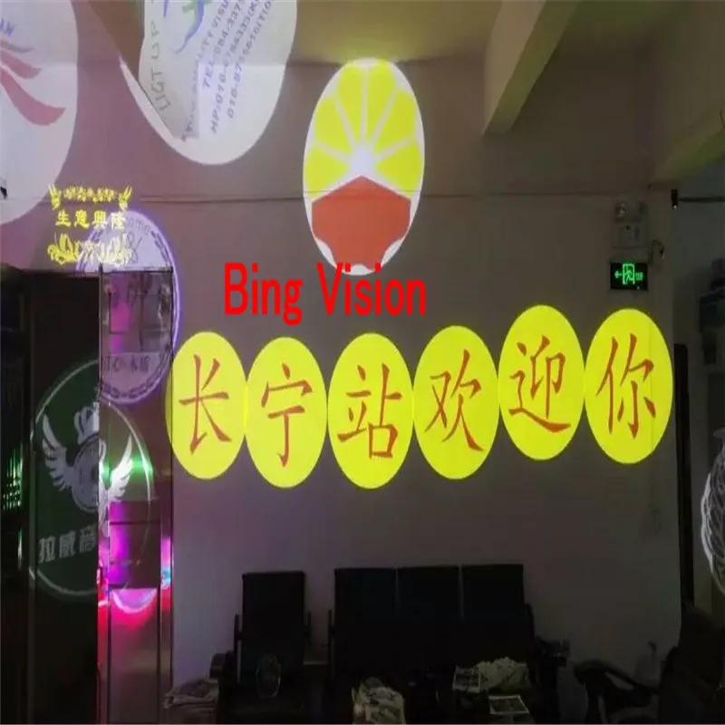 Высокое качество LED статический гобо реклама изображения проектора лампа LED логотип выступающих частей света, 12 Вт проецирования 5 видов