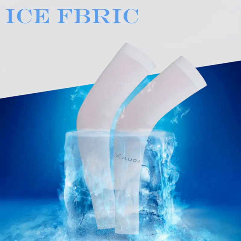 Buy 1 Pair Cooling Arm Sleeves Cover UV Sun Protection Basketball Sports Running Stretch Holiday Summer Autumn Sun Block Arm Sleeves