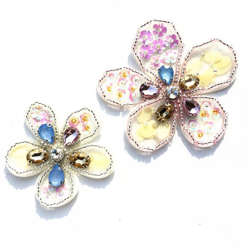 Flower Sewing On Patch