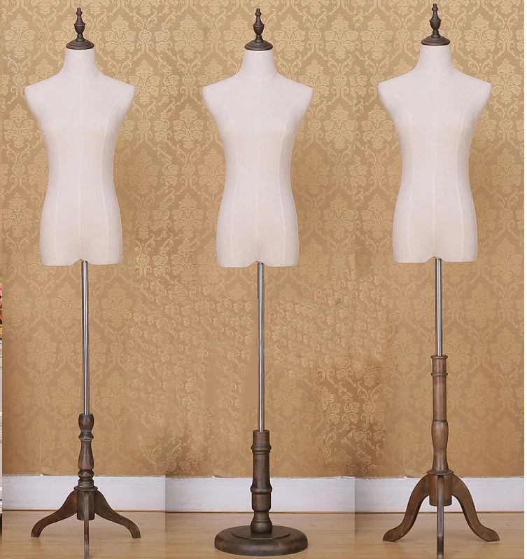 

Fashion Designer Half body Fabric Covered Adjustable Tailoring Mannequins