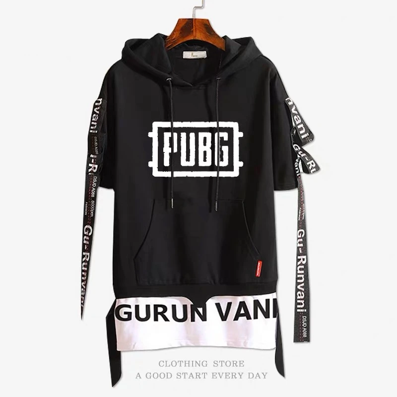  Game PUBG Playerunknown's Battlegrounds Summer T-shirt With Hat S-5XL Cosplay Costume Unisex For Ha