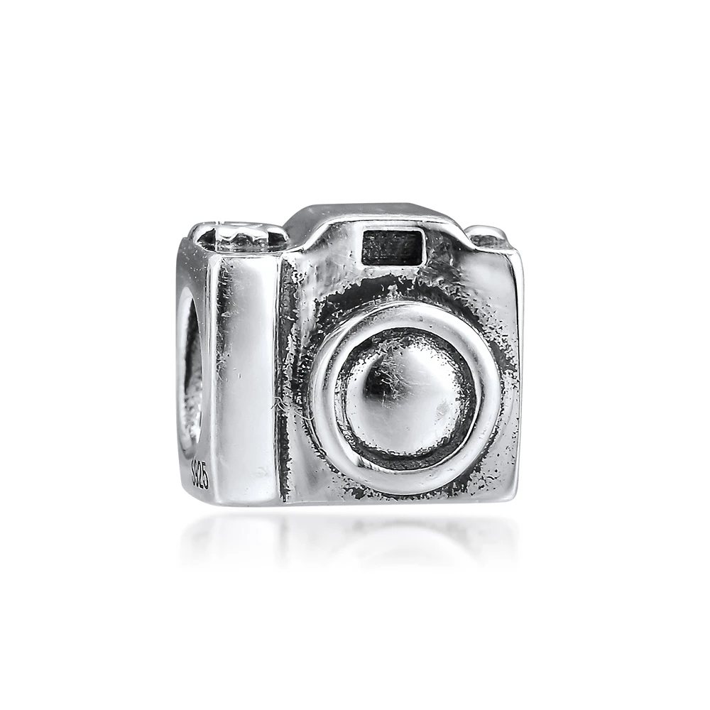 

Vintage Camera Beads 100% 925 Sterling Silver Charm for Jewelry Making Fit Charms Bracelets DIY Joyas de plata 925 PW076