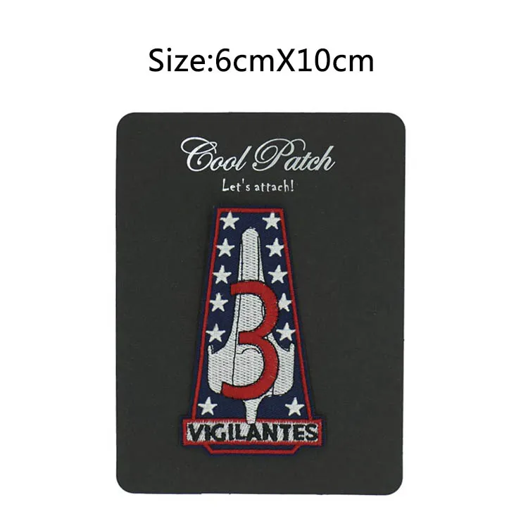 

Battlestar Galactica Vigilantes Officer Uniform Movie tv Embroidered LOGO Iron On Patch/badge Custom patch