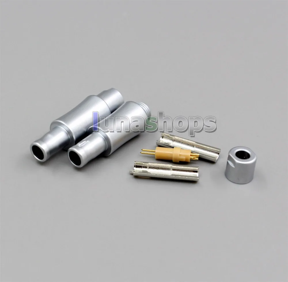

LN004010 2pcs Custom Male headphone Pins For sennheiser HD800 D1000 HD802 HD802s Cable DIY Connectors Adapter