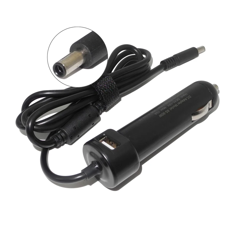19.5V 3.34A 65W DC Car Charger Laptop Power Adapter for Dell Inspiron 11 3147 13 7347 15SR 1528B 15 5555 Vostro 15 3568 19.5V 3.34A 65W DC Car Charger Laptop Power Adapter for Dell Inspiron 11 3147 13 7347 15SR 1528B 15 5555 Vostro 15 3568
