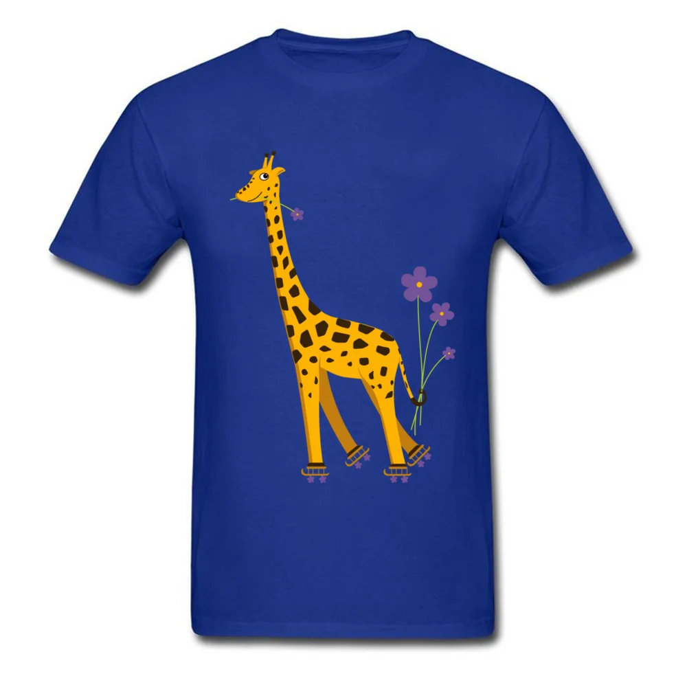 Roller Skating Giraffe_blue