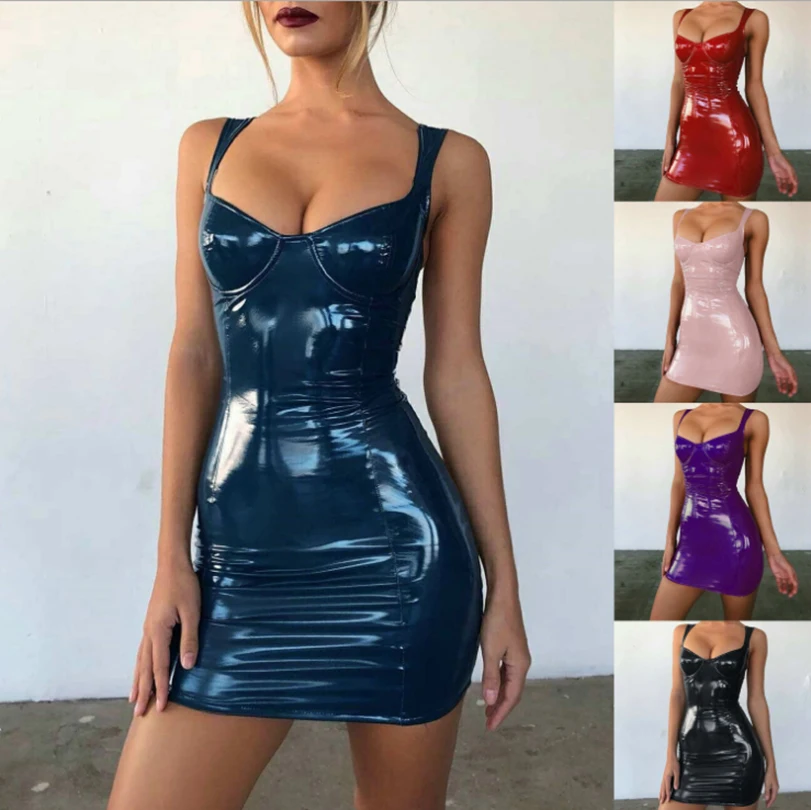 

Spring and summer new style Sexy wrapped chest strap dress Waist sexy summer dress