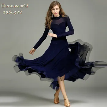 

sexy high-end imported fabric adult modern dance Ballroom Dress for women
