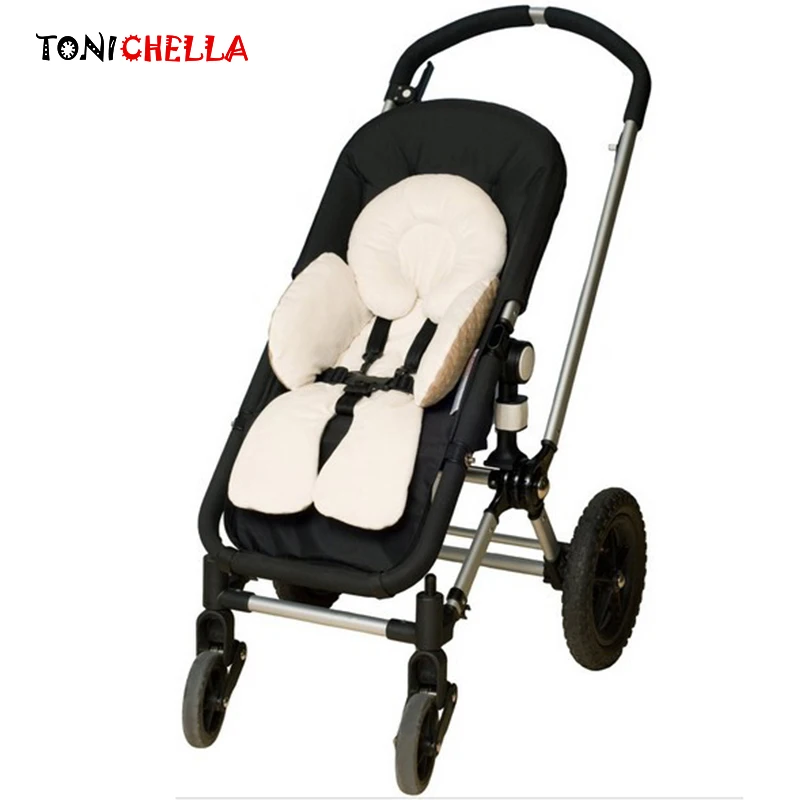 Baby Stroller Cushion Cotton Seat Infant Shoulder Belt Strap Cover Neck