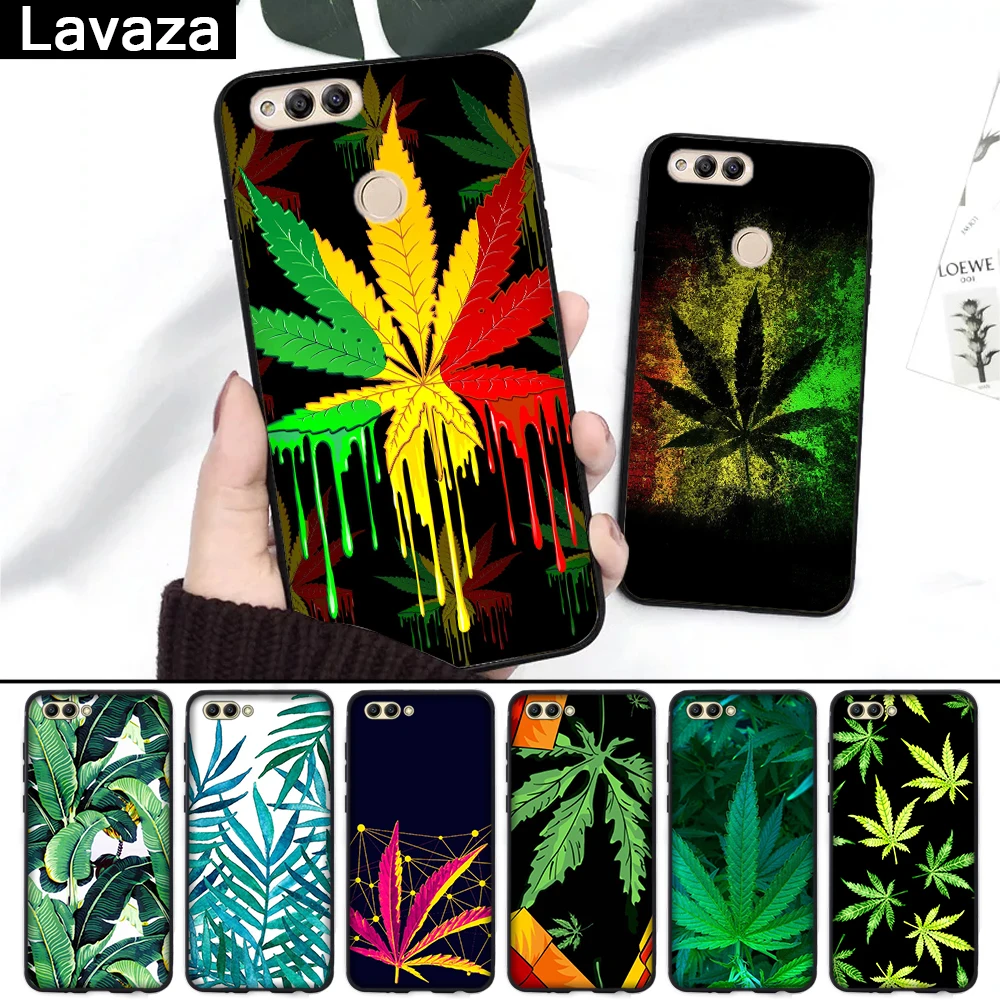 

Lavaza Tropical weed hemp leaves Silicone Case for Huawei Honor 6A 7A 3GB Pro 7X 8 Lite 8X 8C 9 Note 10