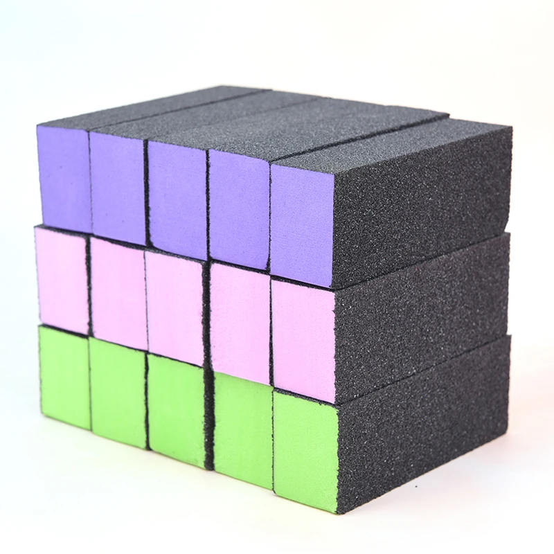

5Pcs Polishing Sandpaper Nail Files Sponge Foam Buffer Block Gel Polish French Tip Shaping Sanding Buffing Filing Blocks Kit