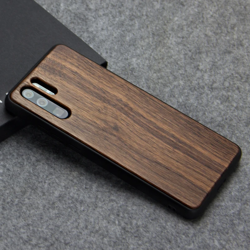 

For Huawei P30 Case Luxury for Huawei P20pro Wooden Natural Walnut Shell Hard PC Cover For Huawei P30 Pro P 30 Back Cover cases
