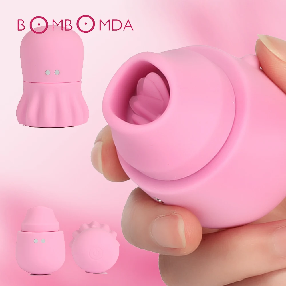 Sex Shop Tongue Licking Vibrator Pussy Clit Nipple Massage Vibrating Egg Female Masturbate Clitoris Stimulate Sex Toys For Women (15)