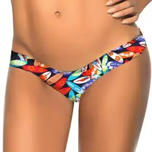 Стринги для купания, пляжный купальник для женщин, бразильский принт, бикини, нижняя часть, стринги для купания, пляжный купальник, купальники, Прямая поставка