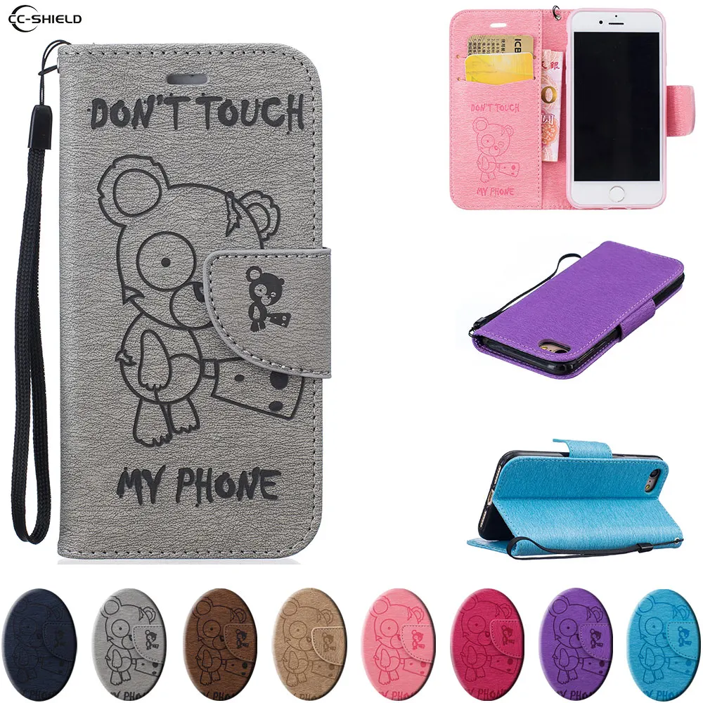 Flip Case For Apple Iphone 7 Iphone7 Case Mobile Phone Leather Cover