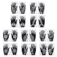 1 шт хна Трафаретный временный ручной татуировки боди-арт стикер шаблон инструменты для свадьбы