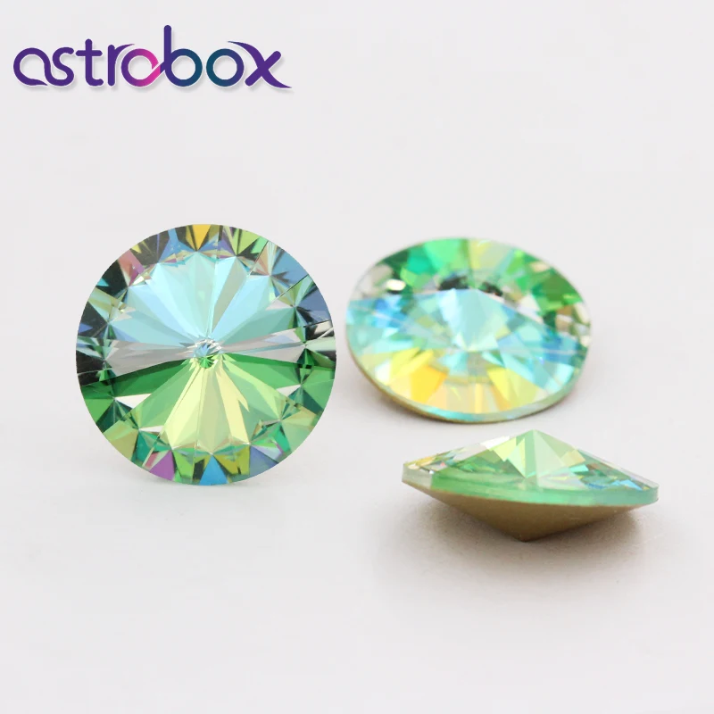 Crystal glass Rhinestones Rivoli Stones for clothing Loose Rhinestones