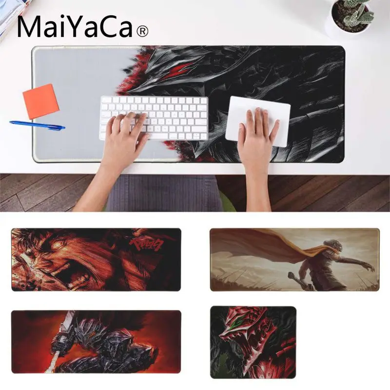 MaiYaCa Берсерк аниме уникальный настольный игровой коврик Мышь площадку для