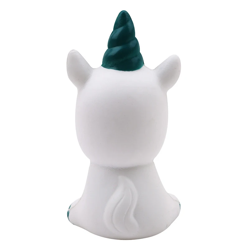 Jumbo Kawaii Rainbow Cute Unicorn Horse Squeeze Super Slow Rising Strap Pendant Beauty Stress Reliever Selling Kid Toys T0721 (4)