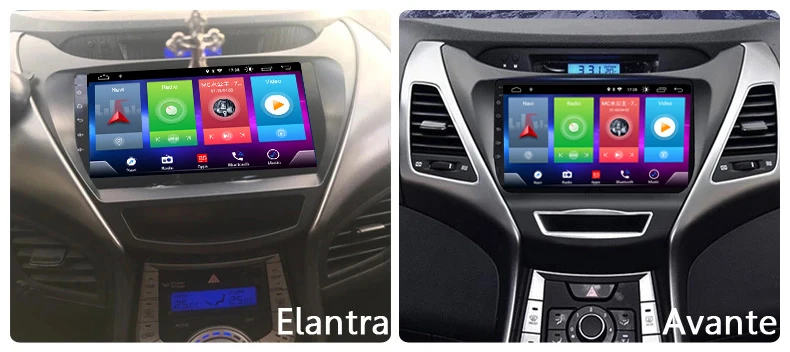 Best Full Touch Car Android 8.1 Radio Player For HYUNDAI Elantra 2011-2013 Vehicle GPS Navigation Video Multimedia Built In Bluetooth 2