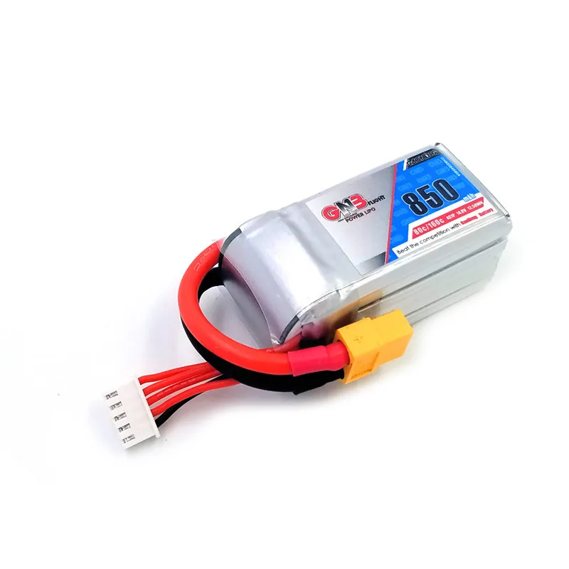 Gaoneng GNB 850mAh 14,8 V 4S 80C/160C Lipo батарея с разъемом XT30 или XT60 для FPV гоночный Дрон RC Квадрокоптер вертолет запчасти