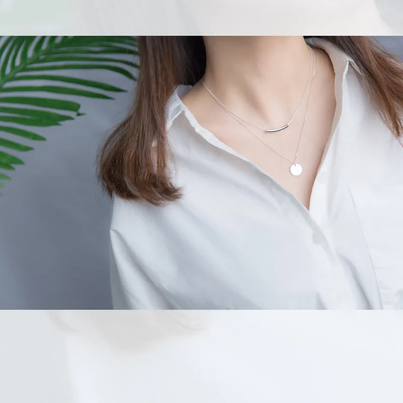 PONYKISS Trendy 100% 925 Solid Sterling Silver Geometric Cute Pendant Necklace Chain Women Fine Jewelry Anniversary Party Gift - Image 4