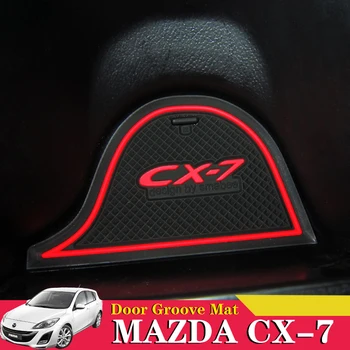 

16PCS Car Inner Gate Slot Pad Non-slip Cup Mats Anti Slip Door Groove Mat Interior Stickers For MAZDA CX-7 CX7 CX 7 Accessories